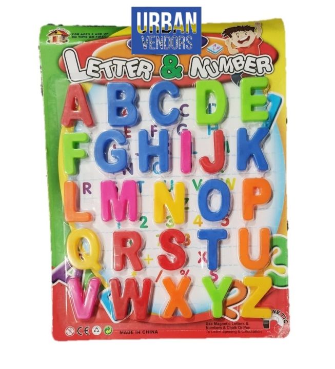 Magnetic- Pack of ABC Alphabet Fridge Magnets for Kids Learning Best ...