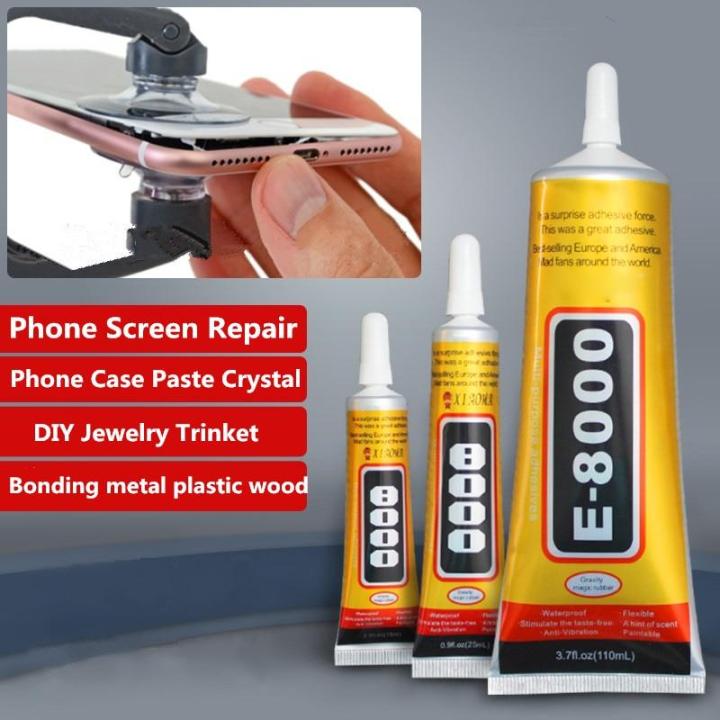 E8000 110ml  Strong Liquid Glue for Clothes Leather Jewelry Stationery Phone Screen Earphone Repair DIY Clothes Mobile Phone LCD Touch Screen Shoes Craft Shoe Adhesive Jewelry E8000 Glue