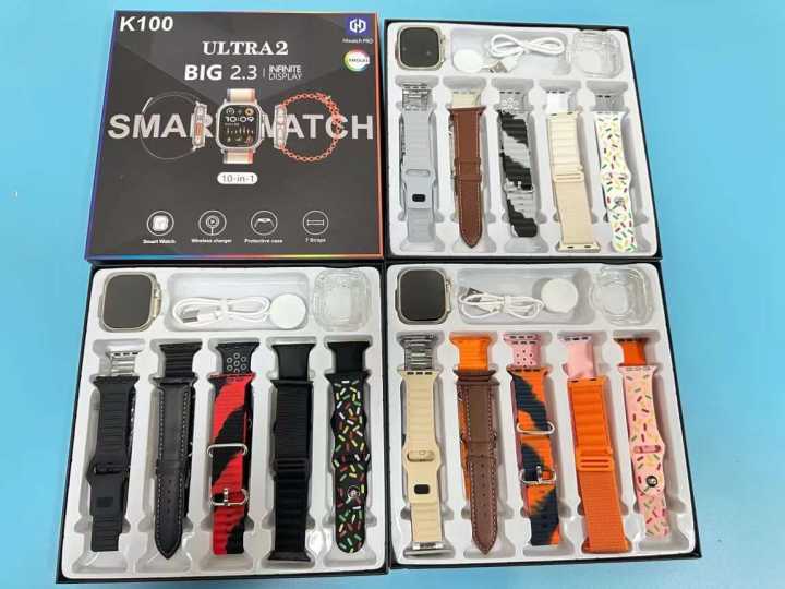 New K100 ULTRA 2 SMART WATCH 10 IN 1 INFINITE AMOLED DISPLAY BIG 2. - Latest Updates -