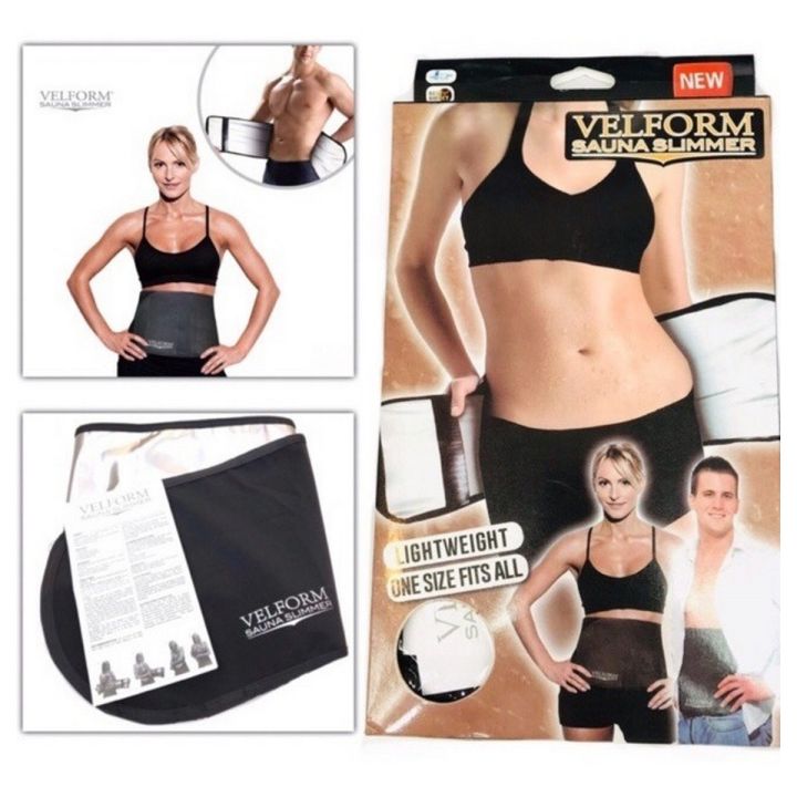 Fat Reducing sweet  Belt Velform Sauna Slimmer Unisex for WomenMen, Body Shaper Slimming Waist Trimmer Belt Fit to All