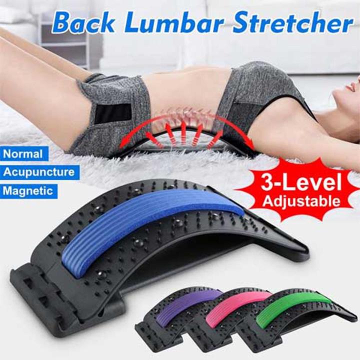New Magic Back Support Pressure Points Lumbar Traction Spine Stretcher Lumbar Support Device