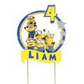 Minions Cake Topper Double Layered for Birthday Party Celebrations and Decorations– SKU-5025. 