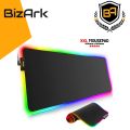 RGB Gaming Mouse Pad LED Soft Customizable Chroma Flashy RGB Lighting Large Extended XL Size (800×300×4mm) - Soft, Cloth Material - Balanced Control & Speed - Gaming Mousepad For Pro Gamers PC laptop - Non-Slip Rubber. 