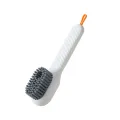 Cleaning Brush With Soap Dispenser | Long Handle | Soft Bristle | Shoes & Clothes Cleaner | Household Laundry Cleaning Tool. 