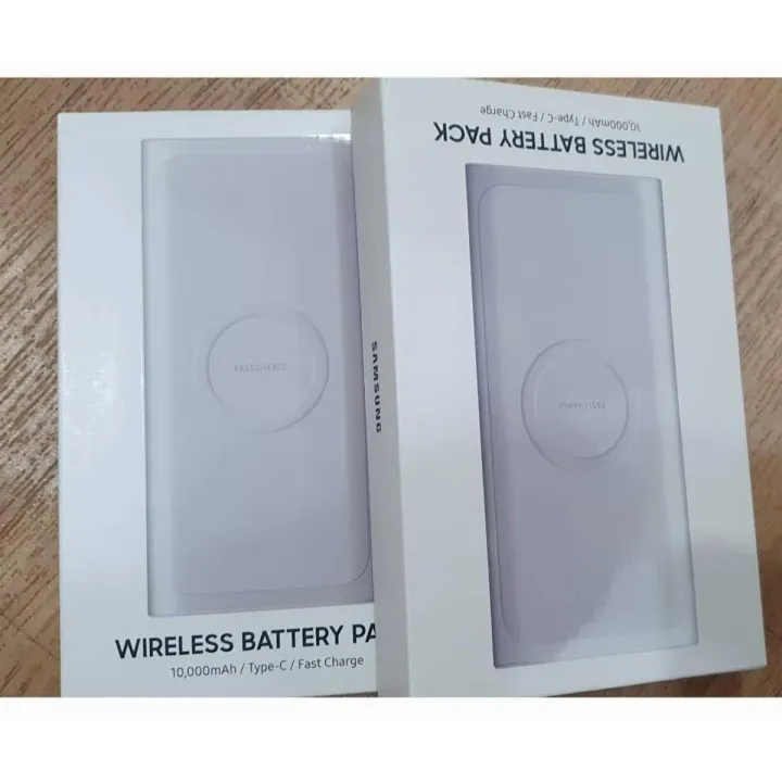 Samsung Wireless Power Bank, 10000 mAh, Silver