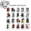 iCafilas Reusable Coffee Capsule For Nespresso Stainless Steel Coffee Filters Espresso Coffee Crema Pod Maker New Upgraded. 