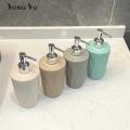 370ml Wheat Straw Liquid Soap Dispensers Bathroom Emulsion Dispensing Bottle Presser Soap Dispensers. 