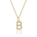 Initial Necklace For Women Gold Silver Color Letter Chain 26 A-Z English Alphabet Pendant Necklace Jewelry. 