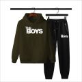 The Boys WinterCasual Printed Hoodie + Trouser Track Suit for mens. 
