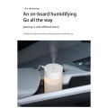 【FUN LIVE】 Xiaomi Air Humidifier Portable Ultrasonic Aroma Essential Oil Diffuser USB Mist Maker Aromatherapy Humidifiers For Home For Home Car USB Fogger Mist Maker With LED Night Lamp【Gray】. 