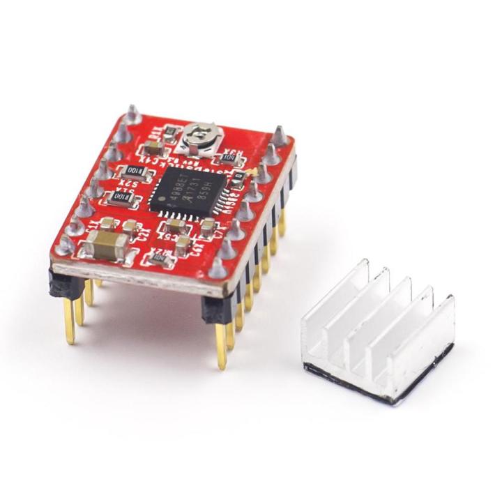 3D Printer Reprap Stepper Driver A4988 Stepper Motor Driver Module With Heat Sinks For Arduino And Raspberry Pi A 4988 / A-4988