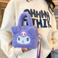 Kawaii Sanrio Plush Bag Kuromi Handbag Shoulder Bag Anime Stuffed Backpack Girls Children Gifts Lonni. 