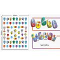 3D Smile Nail Art Stickers Nail Decals For Nails Trippy Smiley Face Self-Adhesive Manicure Japanese Design DIY Happy Accessories. 