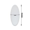 1 Piece Of 5X10 Inches Oval Shaped Canvas For Painting - 5 x 10 Oval Canvas Board. 