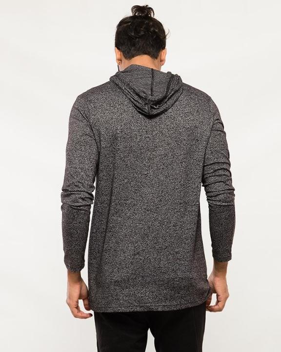 Black%20Polyester%20Cotton%20Hooded%20T-Shirt%20-%20Image%204