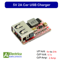 5V 2A CAR USB Charger Module DC-DC 5v Step-Down Power Supply Module. 