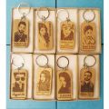 Customized Laser Engraved Keychains-Print Your Own Image Or Picture On Wooden Keychain. 