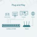TP-Link Network Desktop Switch LS1008 8-Port 10/100Mbps - 18 Months Brand Warranty. 