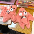 Angry Jumping Patrick Star Plush Doll Moving Starfish Keychain Backpack OrnamentMOSCHINO. 