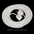 Flexible Extension Cable with 2-Pin Female Male Electric Plug and Socket HQ 40/76 Two Core Round Wire Cord for Multipurpose uses Extension Wire Extension Lead Extension Board. 