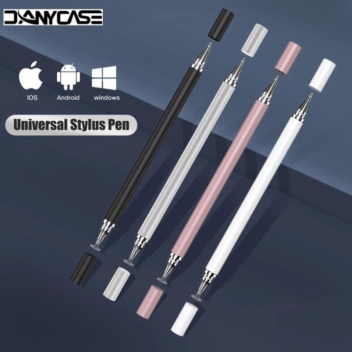 DANYCASE Universal 2 in 1 Capacitive Stylus Touch Screen Pen Drawing Tablet Screen Touch Stylus Pencil for iOS Android iPad Smart Accessories
