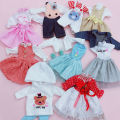For 30cm Doll Clothes and Shoes 1/6 BJD Fat Body Princess Dress Accessories DIY. 
