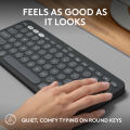 Logitech K380s Pebble Keys 2 Bluetooth Wireless Keyboard-Graphite. 