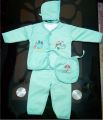 Pack Of 4 Pcs Newborn Baby Suit Gift set New Born Baby Girl Boy Clothes Shirt, Pant, Bib and cap Infant Warm Winter Suits Dresses Unisex NewBorn Garam Clothes Size 0-3 Months. 