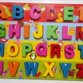 3D Wooden Board A4 Size Teaching Learning Products Colourd Painted English Alphabets Number Digital Recognition - 3D Boards Smart Collection Best Gift for Kids. 