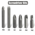 7 in 1 Impact Screwdriver Set, Manual Reversible Impact Screw Driver Kit Heavy Duty Multi-functional Steel Impact Screwdriver Bit Set with Case. 