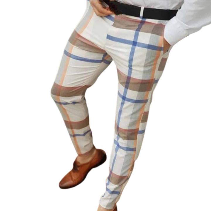 Spring Pants Plaid Leisure Spring Suit Pants