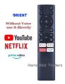 ORIENT SMART LED TV Remote Control Without Voice with YouTube & Netflex & Prime Video & Google Play button. 