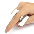 Salon Manicure Finger Ring Color Palette Make Up Cream Foundation Mixing Palette Cosmetic Make Up Tool Stainless Steel Plate. 