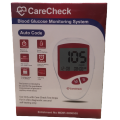 CareCheck Blood Glucose Monitoring System🩸 Auto Code | German Precision | 50 Strips + 50 Lancets | Fast 5-Second Results | 360 Memory | Glucometer Kit 🇩🇪. 