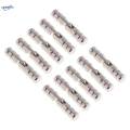 10x Copper Barrel Gift Wooden Box Cylindrial Hinge Hidden 25*5mm. 