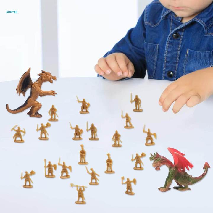 1/72 Medieval Knights Action Figure Toy Knight Toy for Ages 3 4 5 6 7 8 9 10