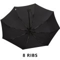 Fully Automatic 10 Ribs Folding Umbrella for Rain and Sun Protection for Men Women High Quality Portable Three Steps Folding Umbrella. 