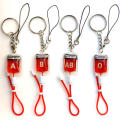 Keychain For Blood Type AB Keychain For Blood Type A DIY Jewelry Making PVC Pendant Keychain Blood Type Keychain. 