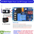 XH-M604 Smart Battery Charger Control Module 12V–24V Automatic Cut-Off Charging Protection Board with LED Display for Lithium & Lead-Acid Battery by Electrica. 