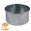 Heighted Round Cake Mold Galvanized Steel 10 X 10 X 4 Inch. 
