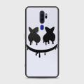 Oppo A9 2020 Cover - SkinLee HQ Infinity Glass Case (Soft) - Marshmello Face - SKINLEE-592-1-585-382. 