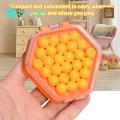 Pocket Puzzle Beads Toy Colorful Brain Teaser Puzzle Board Game for Kids Adults Fun Learning Toy on Interactive Bead Game. 