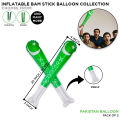 Inflatable Bam Stick Balloons Collections, Printed Flag Balloon, Independence Day Celebrations, 14th August, Jashne Azadi Mubarak Decoration, Pakistan Zindabad, Party Decor, 14 Aug 1947, Home, Garden, Indoor & Outdoor, Play Girls Boys & Kids. 