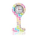 Doctor Gift Silicone Lapel Watches with Second Hand Nursing Fob Clip On Nurse Watch. 