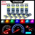 Ready Stock T5 Led 3014 9SMD W3W Instrument Light Car Dashboard Warming Indicator Wedge Auto Instrument Meter Lamp Signal Bulb 12v. 
