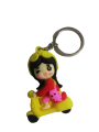 Doll/ Guriya Rubber/silicone keychain for girls. 