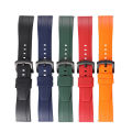 Compatible with Omigas Swatch rubber strap smart watch quick-release curved strap 20/22/24mm watch accessories. 