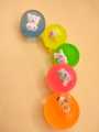 Bouncing Ball, Bouncer Ball, Ball for Kids, Rubber Ball Pack of small size 4 Pieces.. 
