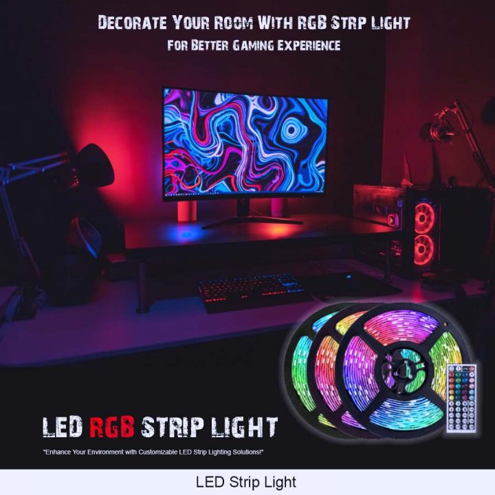 RGB%20Led%20Strip%20Lights%20for%20Bedroom,Discover%20the%20Magic%20of%20LED%20Strip%20Lights,For%20room%20Decoration%20-%20Image%202