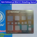 YAXUN Universal 0.3/0.35/0.4/0.5/Parallel/45 Degrees Hole 0.12MM BGA IC Reballing Stencil Direct Heat Template  for Mobile Phone Reballing Repair 16 in 1 by electrica. 